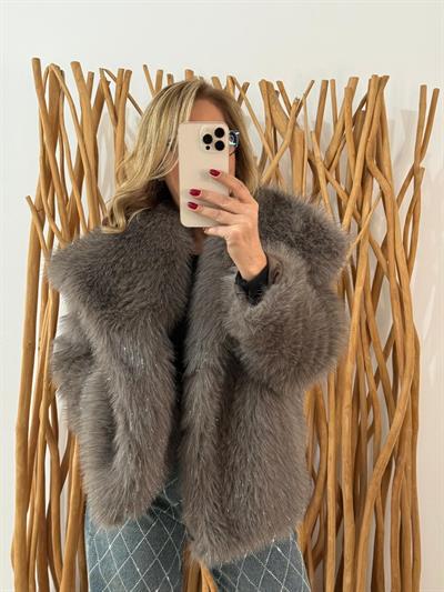 Premium Işıltılı İthal Peluş Kürk