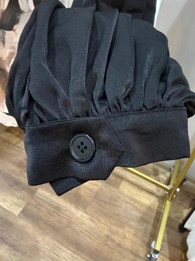 Premium Şalvar Saten Pantolon Siyah