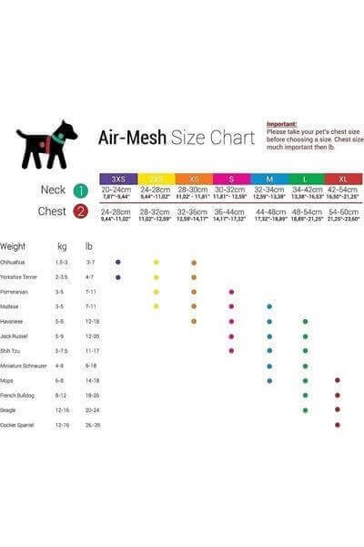 Tailpetz Air Mesh Göğüs Tasması PATCH-XS