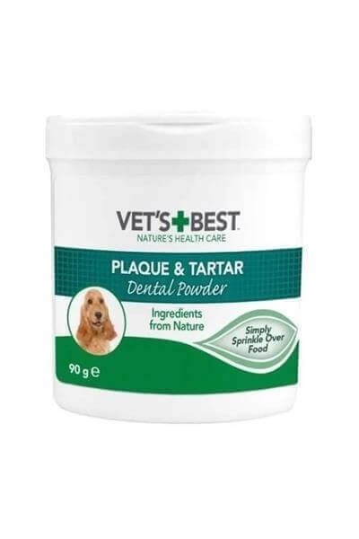 Vets Best Köpekler Için Deniz Ve Spirulina Yosunu Özlü Plak Tartar Önleyici Ağız Bakım Tozu 90gr