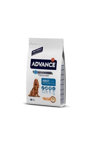 Advance Adult Medium Tavuklu Orta Irk Yetişkin Köpek Maması 3 Kg
