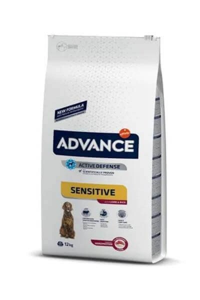 Advance Kuzu Etli ve Pirinçli Hassas Yetişkin Köpek Maması 12kg