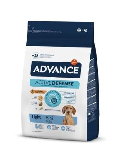 Advance Light Mini Tavuklu Küçük Irk Diyet Köpek Maması  3 Kg