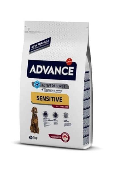 Advance Sensitive Kuzu Etli Hassas Yetişkin Köpek Maması 3 Kg