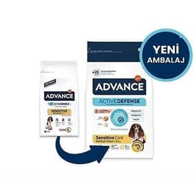 Advance Sensitive Somonlu Hassas Yetişkin Köpek Maması 12 Kg