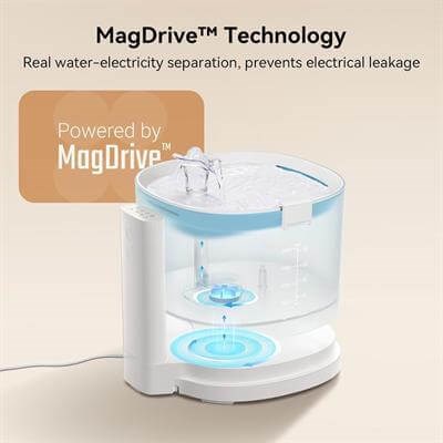 CHEERBLE E1 PLASTIK HAZNELI SARJLI OTOMATIK KEDI SU PINARI 2 Litre