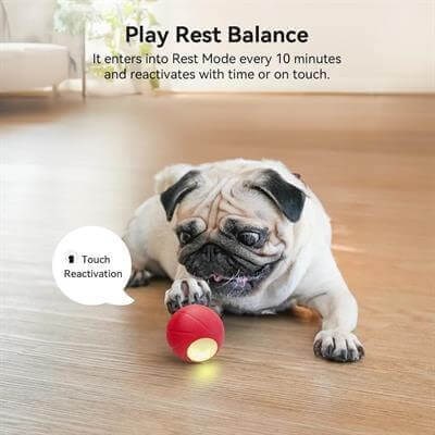 Cheerble Şarjlı Akıllı İneraktif Oyun Topu Kırmızı Small 5.5 cm