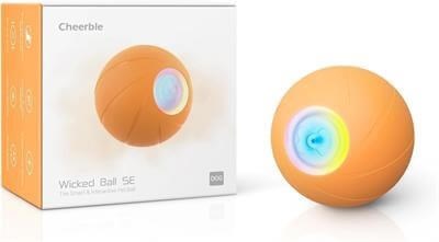 Cheerble Şarjlı Akıllı İneraktif Oyun Topu Turuncu Small 5.5 cm