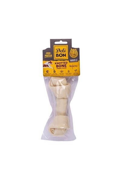 Delibon EKO16 Deri Elişi Düğüm Kemik Model Beyaz