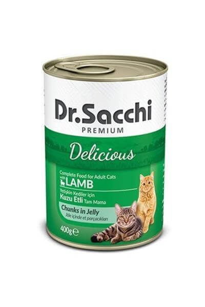 Dr.Sacchi Kuzu Etli  Kedi Konservesi 400gr