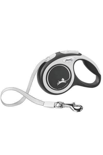 Flexi New Comfort S Beden Siyah 5 mt Şerit Tasma