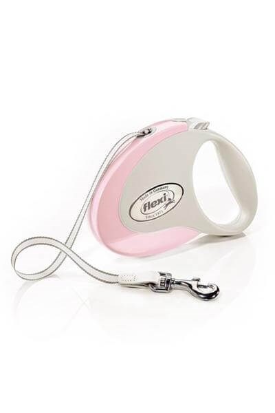 Flexi Style M Beden Pembe 5 mt Şerit Tasma