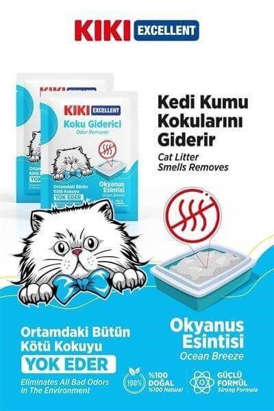 Kiki Excellent Kedi Kumu Koku Giderici Okyanus Kokulu 25 GR