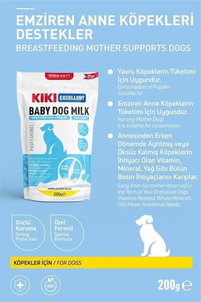 Kiki Excellent Köpek Süt Tozu 200gr