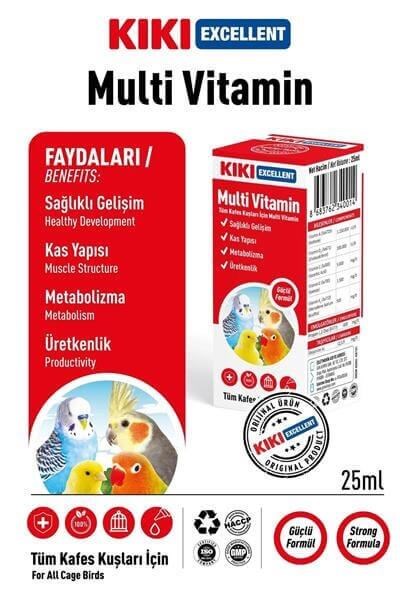 Kiki Excellent Kuş Multi Vitamin 25ml