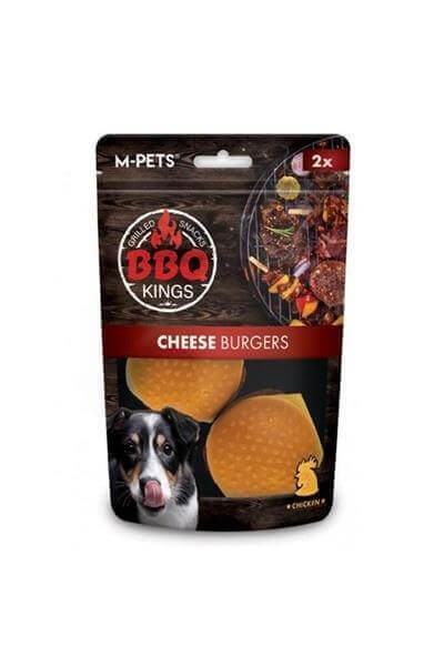 M-PETS BBQ Kings Cheeseburger Tavuklu Köpek Ödüllü 130gr