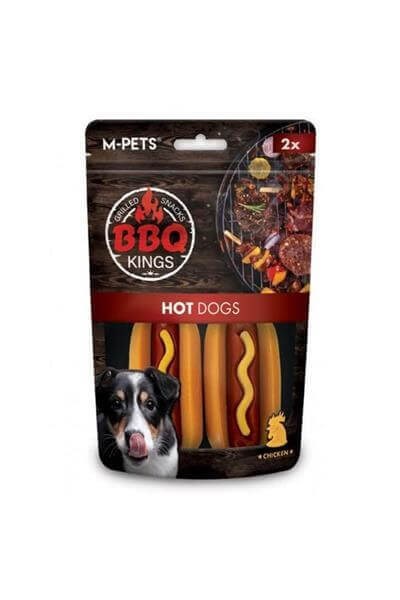 M-PETS BBQ Kings Hot Dogs Tavuklu Köpek Ödüllü 135gr
