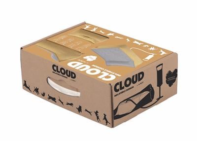 M-PETS CLOUD FONKSİYONEL ŞİŞİRİLEBİLİR YATAK YELLOW