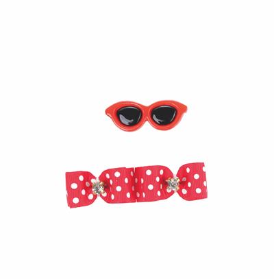 M-PETS GLAM KÖPEKLER İÇİN AKSESUAR TOKA RED