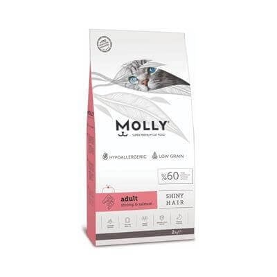 Molly Karides/Somonlu Kedi maması 15 Kg