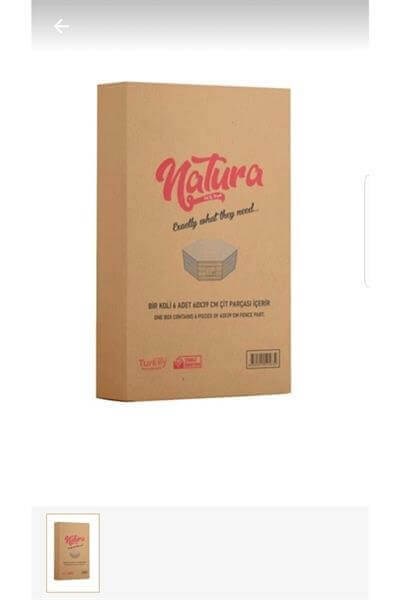Natura Altıgen Kedi Köpek Oyun Çiti Orta 6 Parça 60cm X 54cm