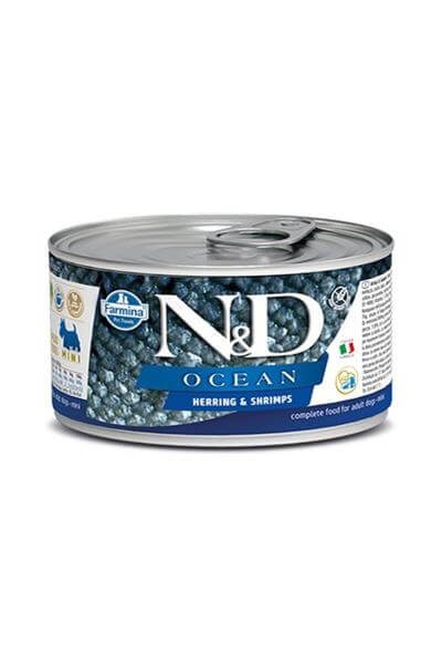 ND Dog Ocean Ringa Balıklı Karidesli Köpek Konservesi 140 Gr
