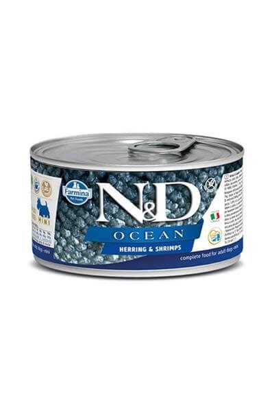 ND Dog Ocean Ringa Balıklı Karidesli Köpek Konservesi 140 Gr