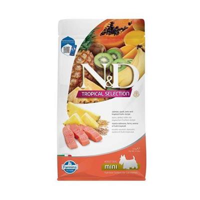 N&D Tropical Selection Somonlu ve Tropikal Meyveli Mini Irk Yetişkin Köpek Maması 1,5kg