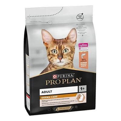 Pro Plan Elegant Derma Care Somonlu Tüy Yumağı Önleyici Yetişkin Kedi Maması 3kg
