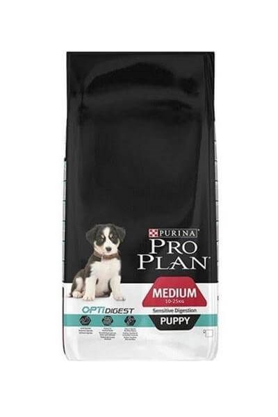 Pro Plan Puppy Medium Sensitive Digestion Kuzulu ve Pirinçli Orta Irk Yavru Köpek Maması 12kg