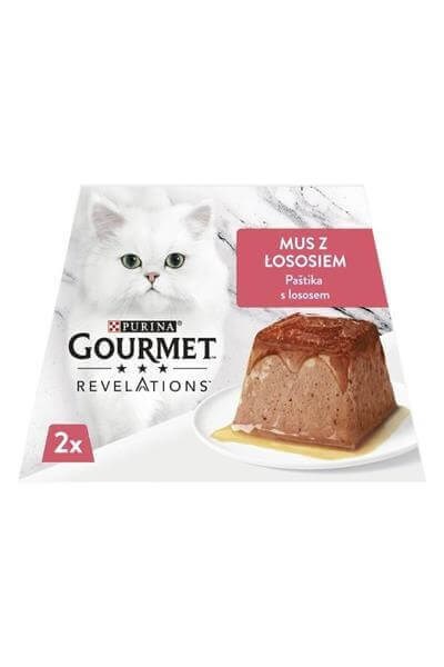 Pro Plan Purina Gourmet Revelations Somon Balıklı Kedi Yaş Maması 2x57gr, Kedi Pastası