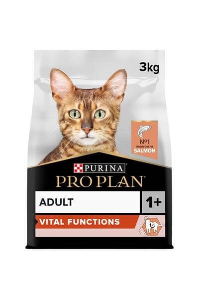 Pro Plan Somonlu ve Pirinçli Yetişkin Kedi Maması 3kg