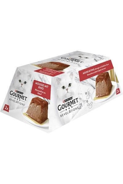 Purina Gourmet Revelations Sığır Etli Kedi Yaş Maması 2 x 57 Gr