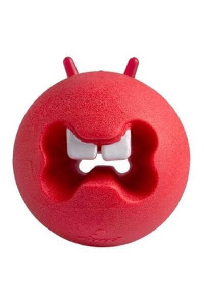 Rogz Toyz Fred Traktatiebel Köpek Oyuncağı 6,4 Cm RED