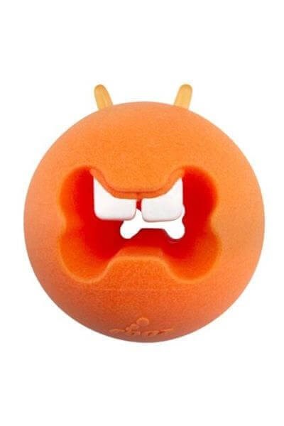Rogz Toyz Fred Traktatiebel Köpek Oyuncağı 6,4 Cm ORANJ