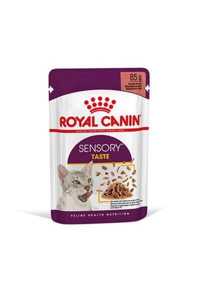 Royal Canin Cat Sensory Taste Etli Soslu Kedi Konservesi 85gr