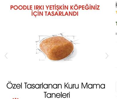 Royal Canin Poodle Yetişkin Köpek Maması 3kg