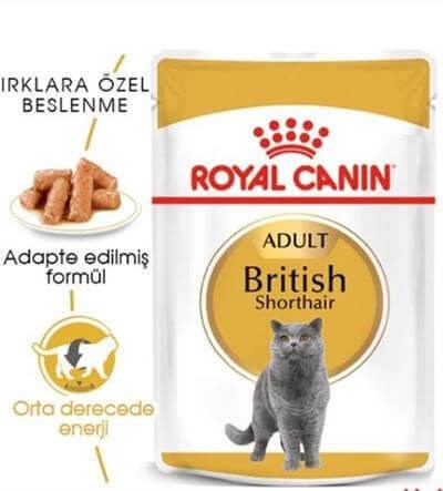 Royal Canin Pouch British Yetişkin Kedi Konservesi 85gr
