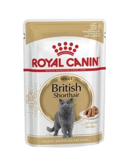 Royal Canin Pouch British Yetişkin Kedi Konservesi 85gr