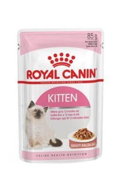 Royal Canın Yavru Kedi Yaş Mama 6 Adet X 85 gr Kitten Gravy Soslu