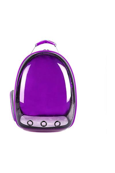 Şeffaf astronot taşıma çantası Yeşil 35x25x42h Cm 