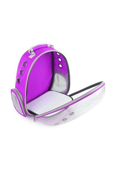 Şeffaf astronot taşıma çantası Yeşil 35x25x42h Cm 