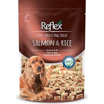 Semi Moist Köpek Ödülü Somon/Pirinç Kalpli Mix 150 Gr