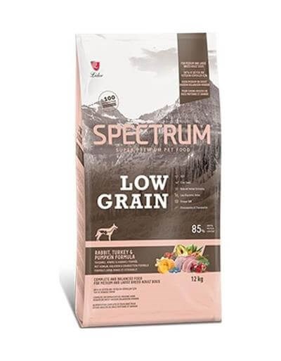 Spectrum Low Grain Hindi Tavşan Kabaklı Orta Irk Yetişkin Köpek Maması 12 Kg