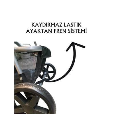 Tommy Evcil Hayvan Arabası 78x46x99,54cm Turkuaz Max 15 Kg