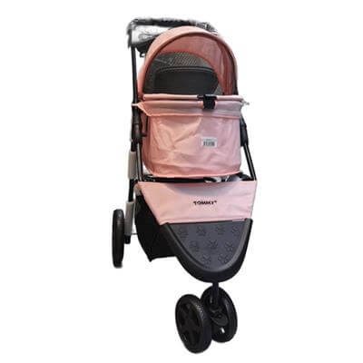 Tommy Evcil Hayvan Arabası 86x46x94,5cm Pembe Max 15 Kg