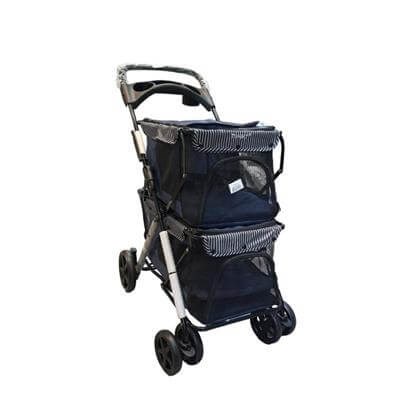 Tommy İki Katlı Evcil Hayvan Arabası 85x51x100cm Lacivert Max 10 10 Kg