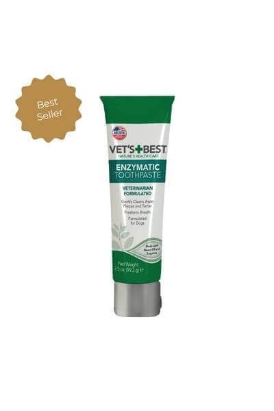 Vets Best Aloe Vera Nane Özlü Köpek Diş Macunu 100 gr ve Parmak Fırça