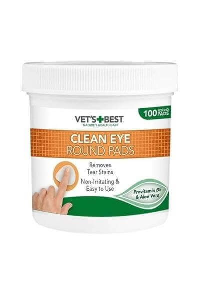 Vets Best Clean Ear Kedi ve Köpek Göz Temizleme Pedi 100 Adet