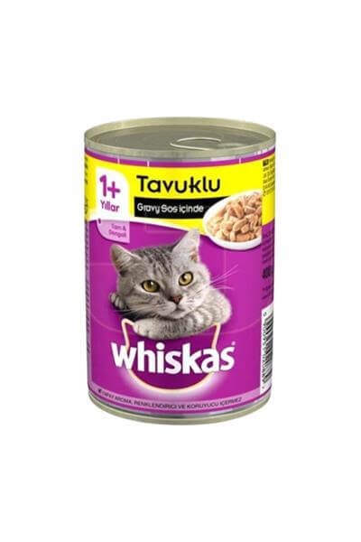 Whiskas Sos İçinde Tavuklu Kedi Konservesi 400gr
